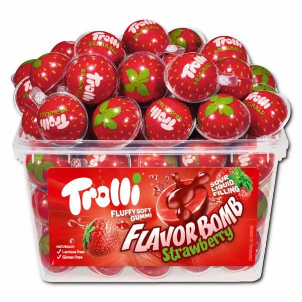 Trolli Jordbær Bombe